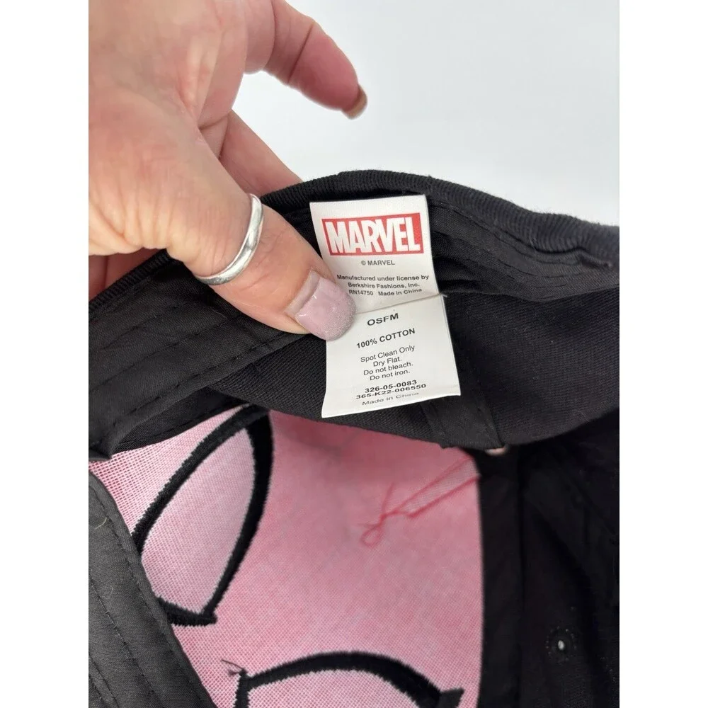EUC Marvel Spiderman Eyes Youth Snapback Red/Black Hat Berkshire Official OSFM